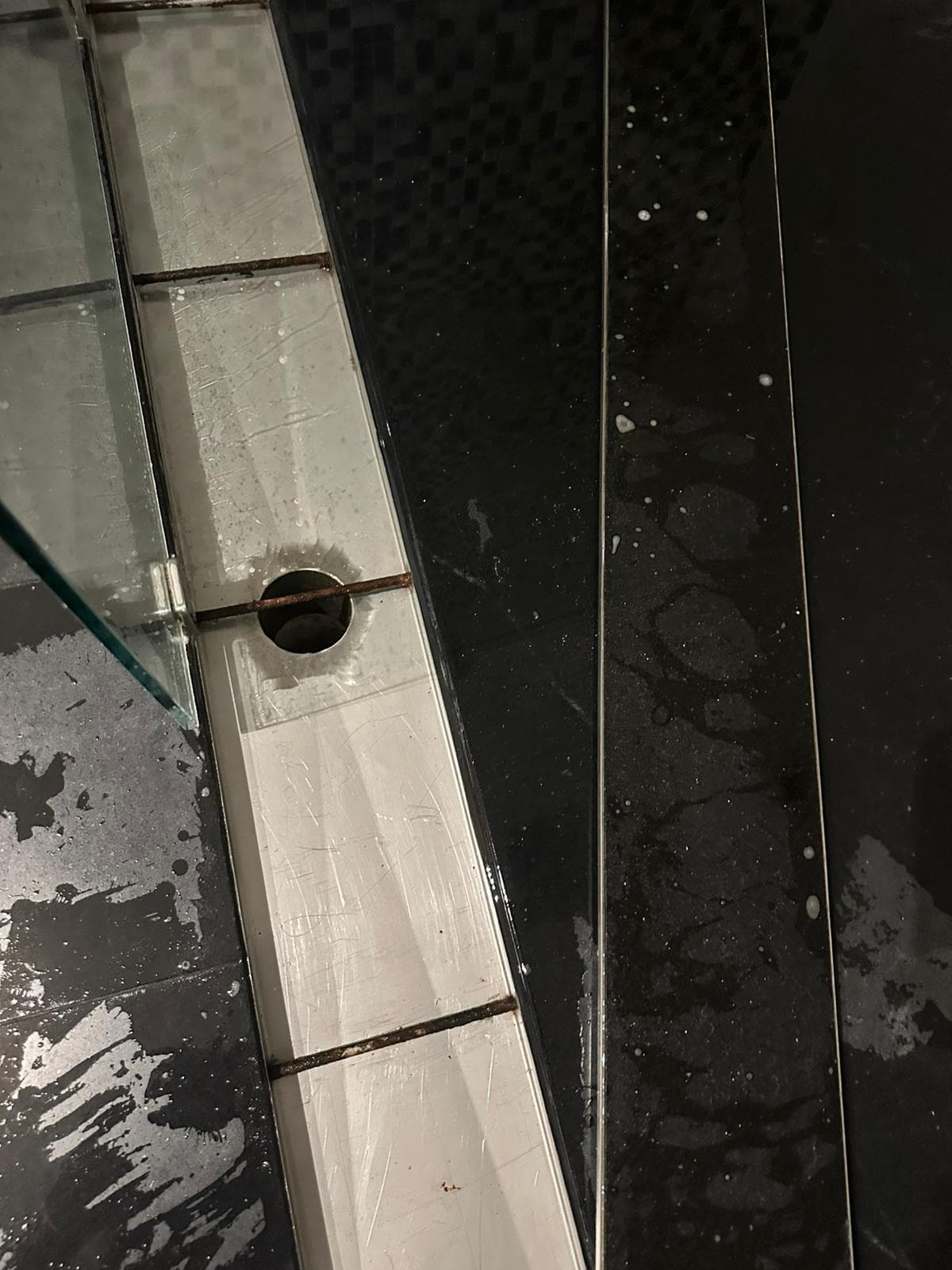 Bath Drain — after