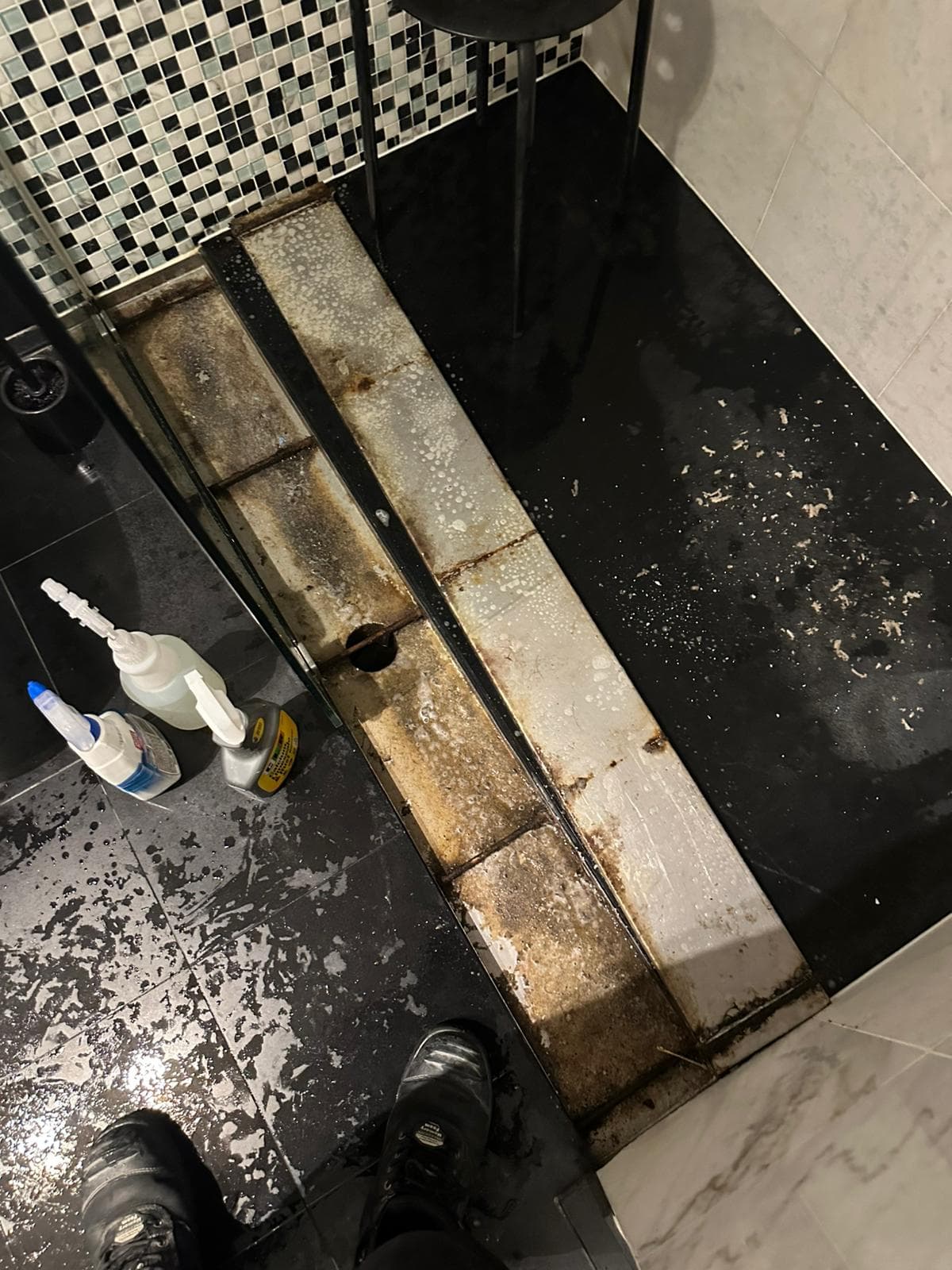 Bath Drain — before